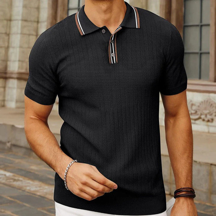 Thomas | Luxe Gebreid Herenpolo