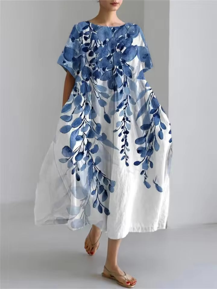 Marieke | Luchtige midi-jurk met bloemenprint