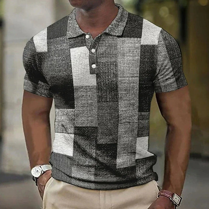 Beeckhoven  | Stijlvol Poloshirt Met Ruitjesprint