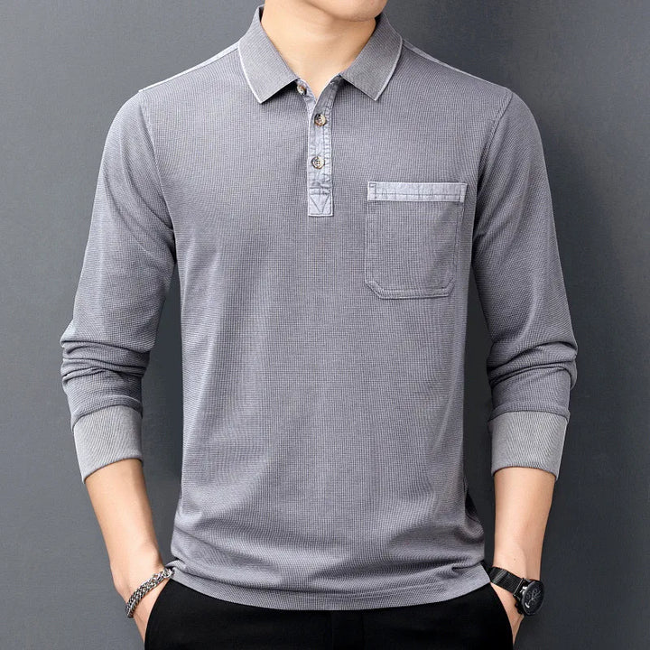 Lars | Ademend Katoenen Poloshirt