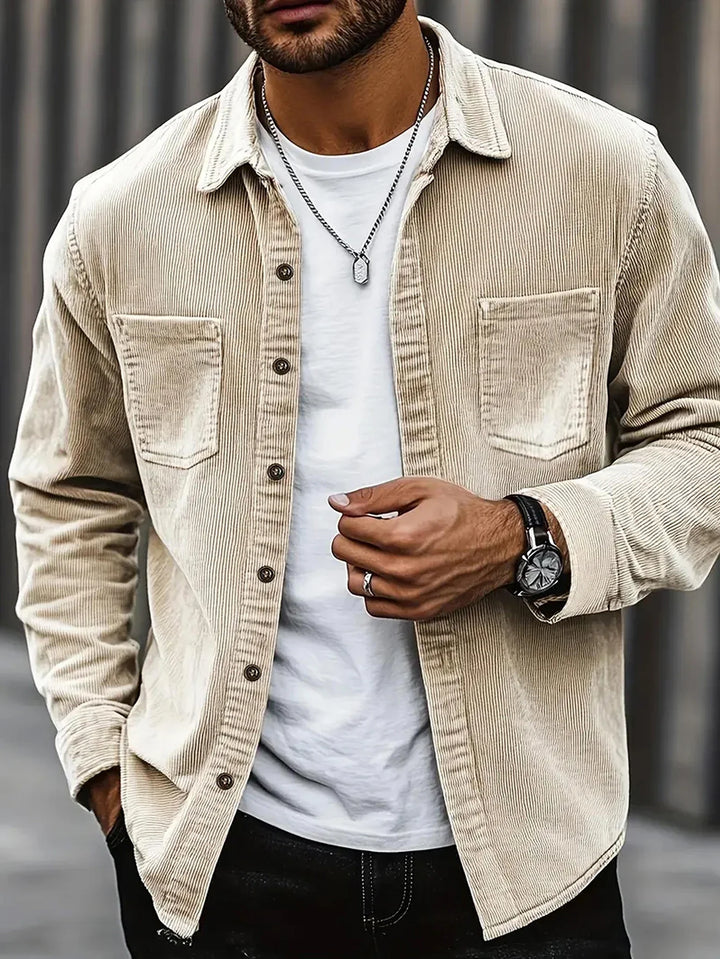 Daan | Slim-Fit Corduroy Overhemd