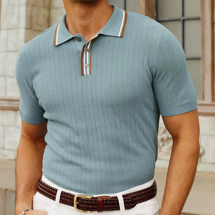 Thomas | Luxe Gebreid Herenpolo