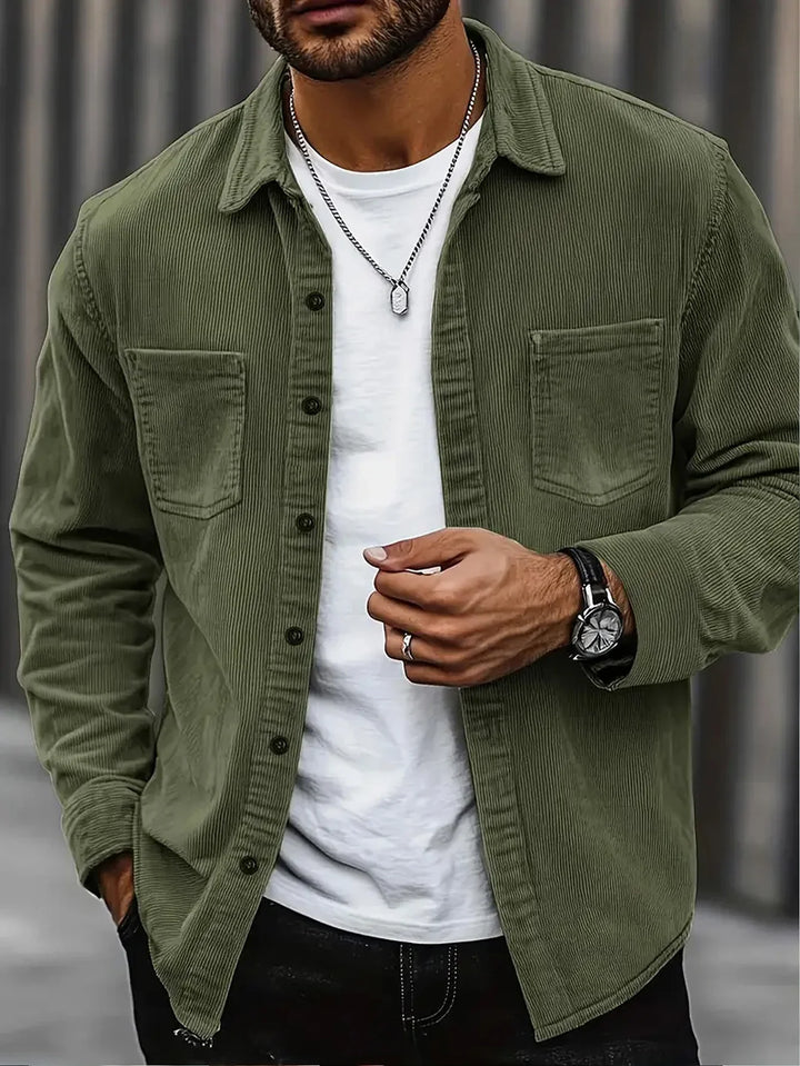 Daan | Slim-Fit Corduroy Overhemd