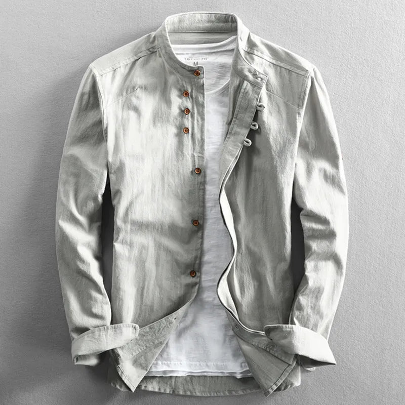 Lars | Japans Stijl Casual Overhemd