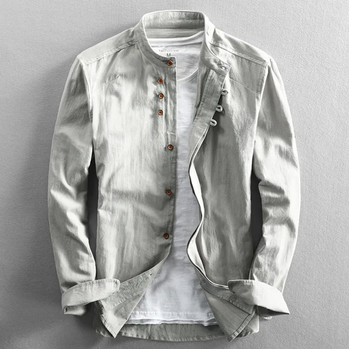 Lars | Japans Stijl Casual Overhemd