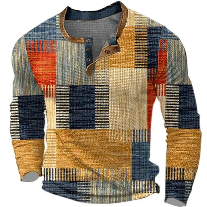 Jonas | Klassiek Multicolor Overhemd met Knopen