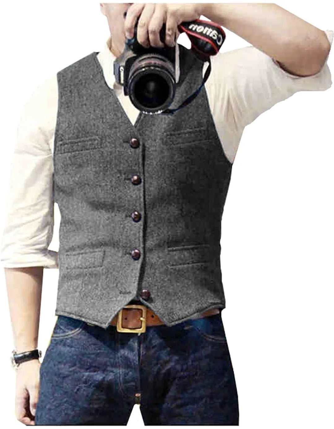 Floris | Klassiek Visgraat Gilet