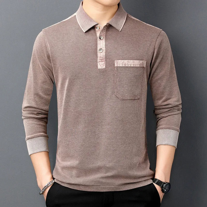 Lars | Ademend Katoenen Poloshirt