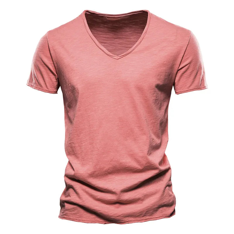 Mark | Comfortabel V-hals T-shirt met Casual Pasvorm