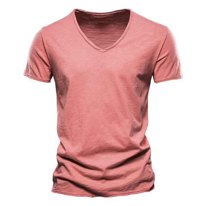 Mark | Comfortabel V-hals T-shirt met Casual Pasvorm