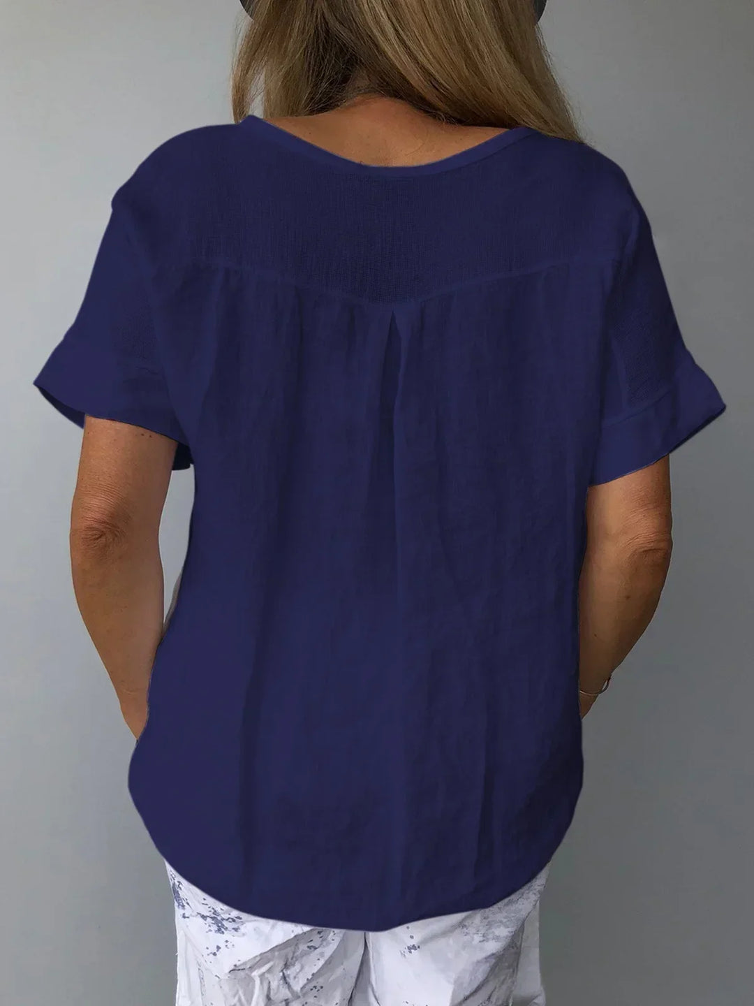 Sophie | Luchtige Katoenen Zomerblouse