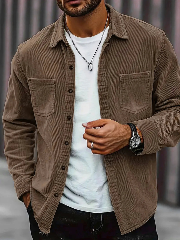 Daan | Slim-Fit Corduroy Overhemd