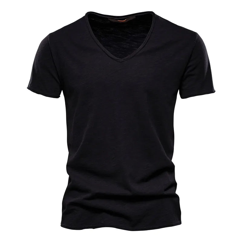 Mark | Comfortabel V-hals T-shirt met Casual Pasvorm