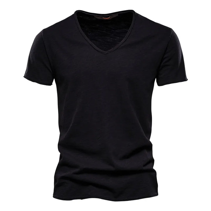 Mark | Comfortabel V-hals T-shirt met Casual Pasvorm