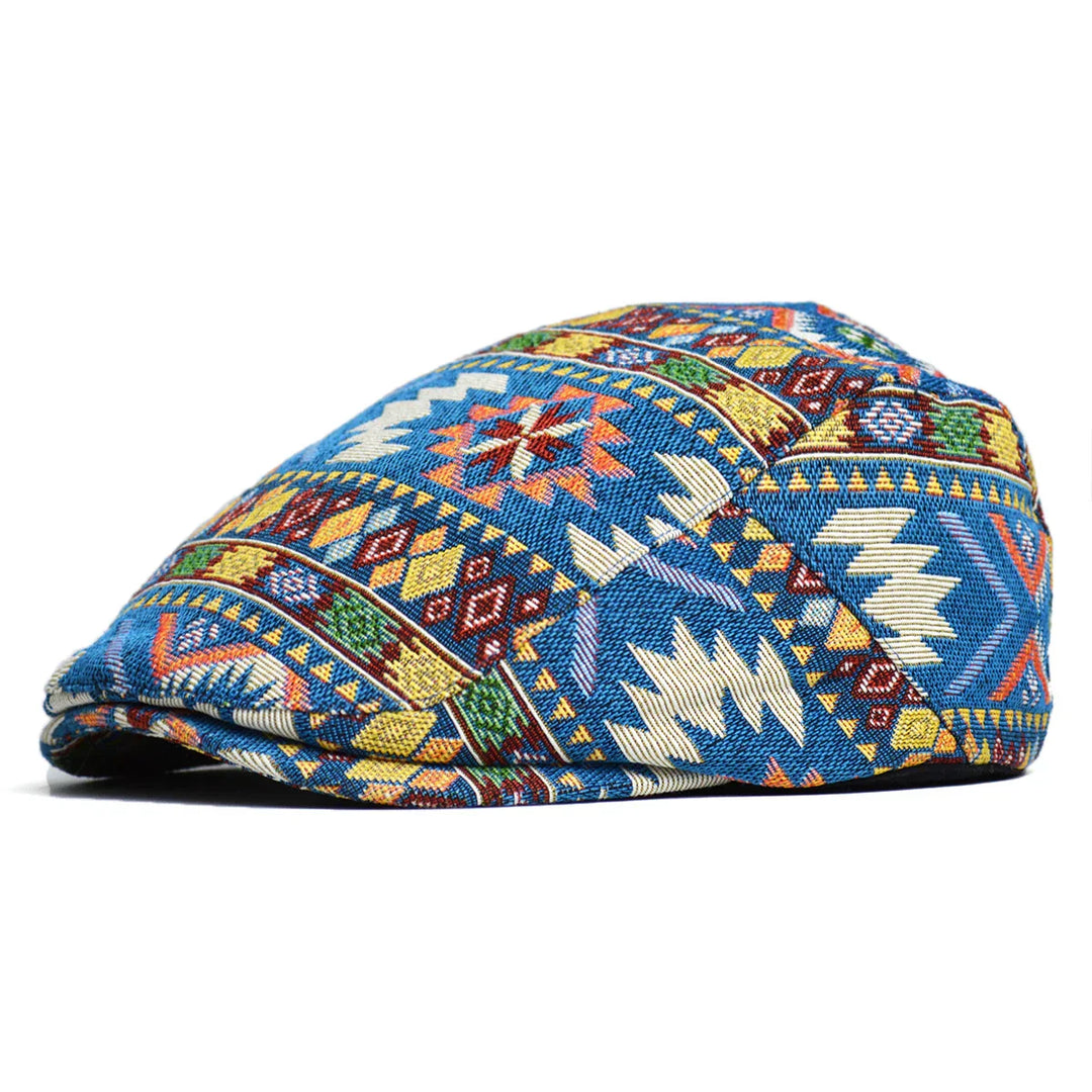 Daan | Retro Flatcap met Kleuraccent
