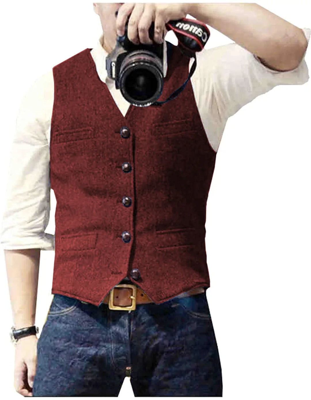 Floris | Klassiek Visgraat Gilet