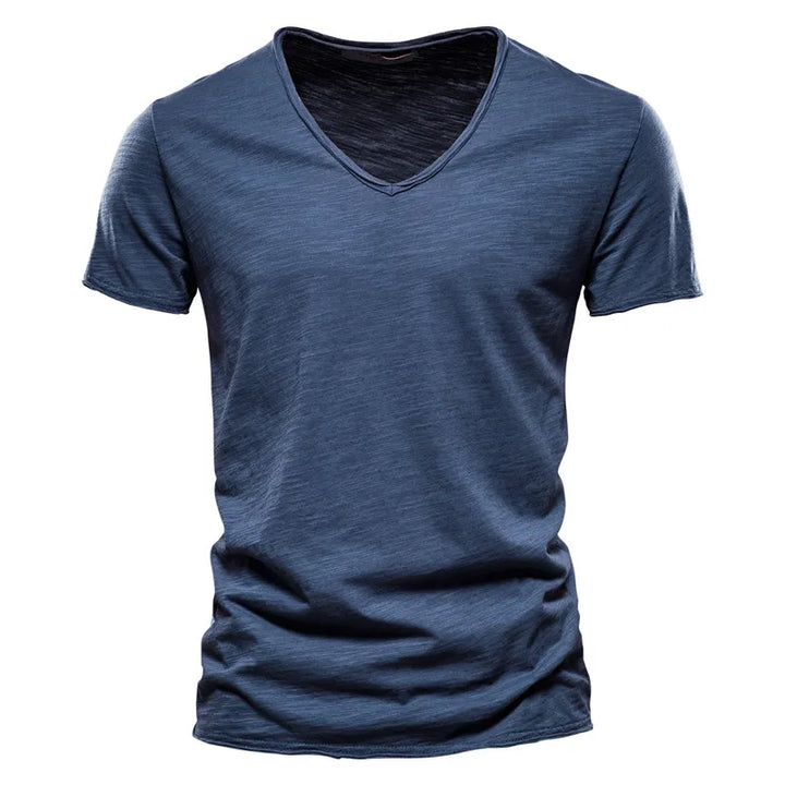 Mark | Comfortabel V-hals T-shirt met Casual Pasvorm