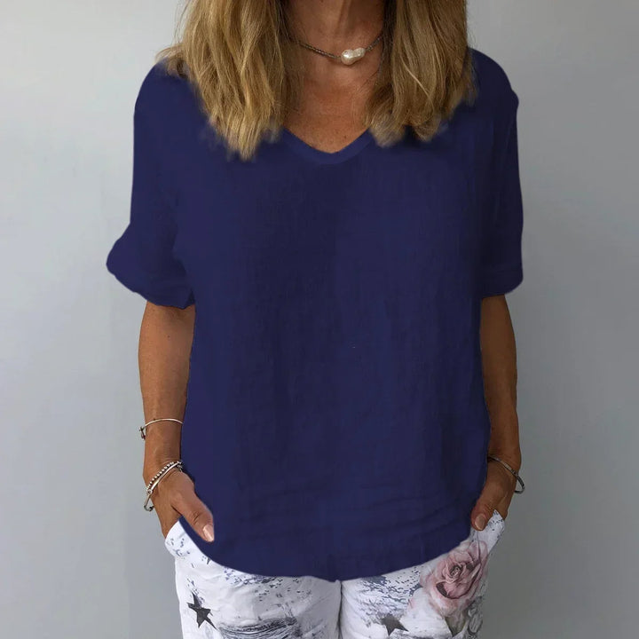 Sophie | Luchtige Katoenen Zomerblouse