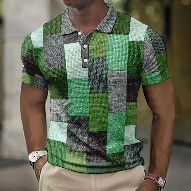 Beeckhoven  | Stijlvol Poloshirt Met Ruitjesprint