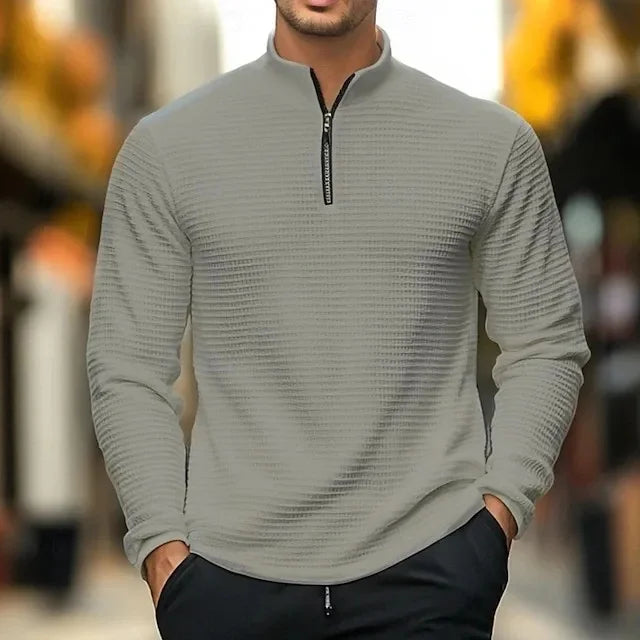Lars | Relaxte Katoenen Herensweater