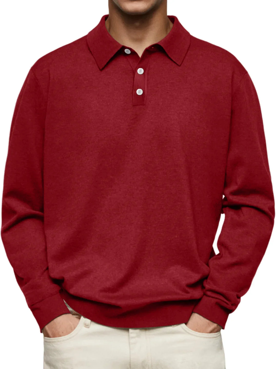 Thomas | Klassiek Poloshirt Lange Mouw