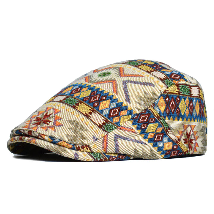 Daan | Retro Flatcap met Kleuraccent
