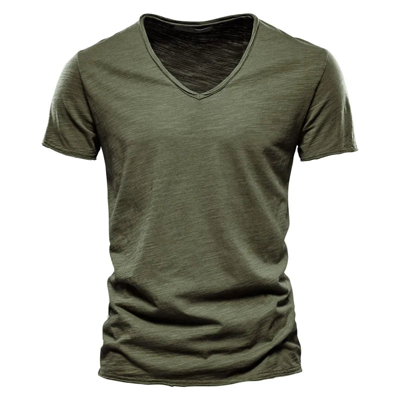 Mark | Comfortabel V-hals T-shirt met Casual Pasvorm
