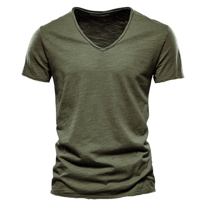Mark | Comfortabel V-hals T-shirt met Casual Pasvorm
