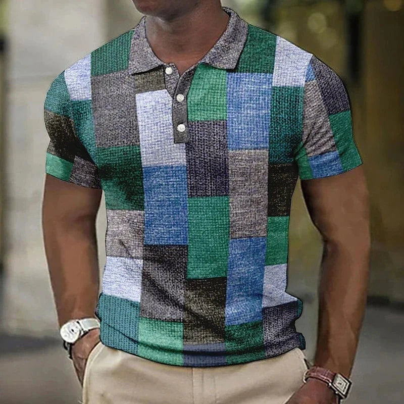 Beeckhoven  | Stijlvol Poloshirt Met Ruitjesprint