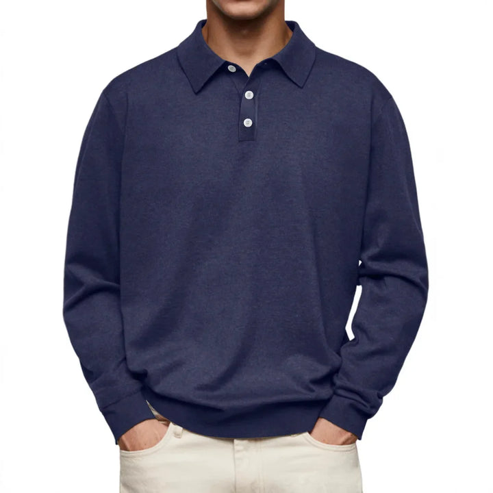 Thomas | Klassiek Poloshirt Lange Mouw