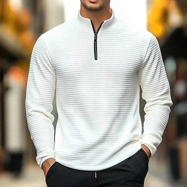Lars | Relaxte Katoenen Herensweater