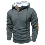 Dries | Verfijnde Hoodie met Knoopsluiting