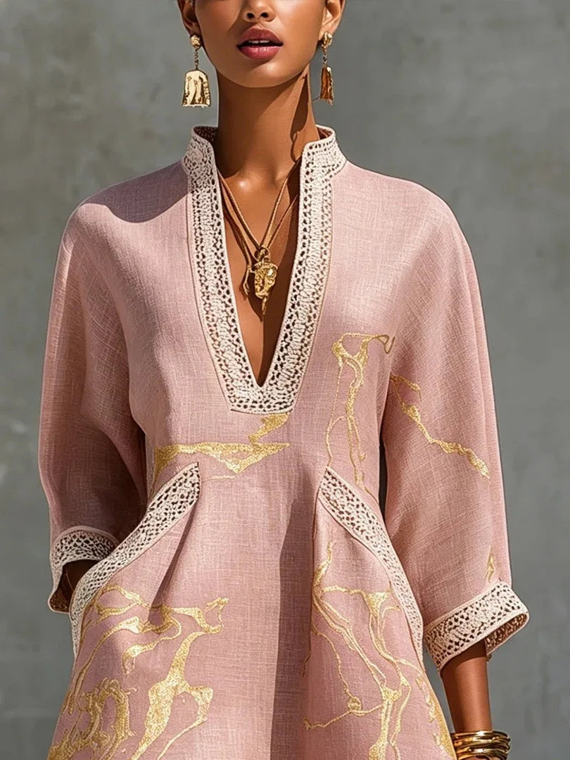 Josephine | Elegante Tuniekjurk met V-Hals