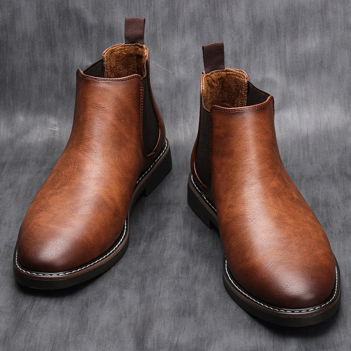 Thomas | Leren Chelsea-Boots Heren