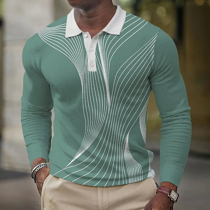 Beeckhoven  | Stijlvol Poloshirt Met Lange Mouwen