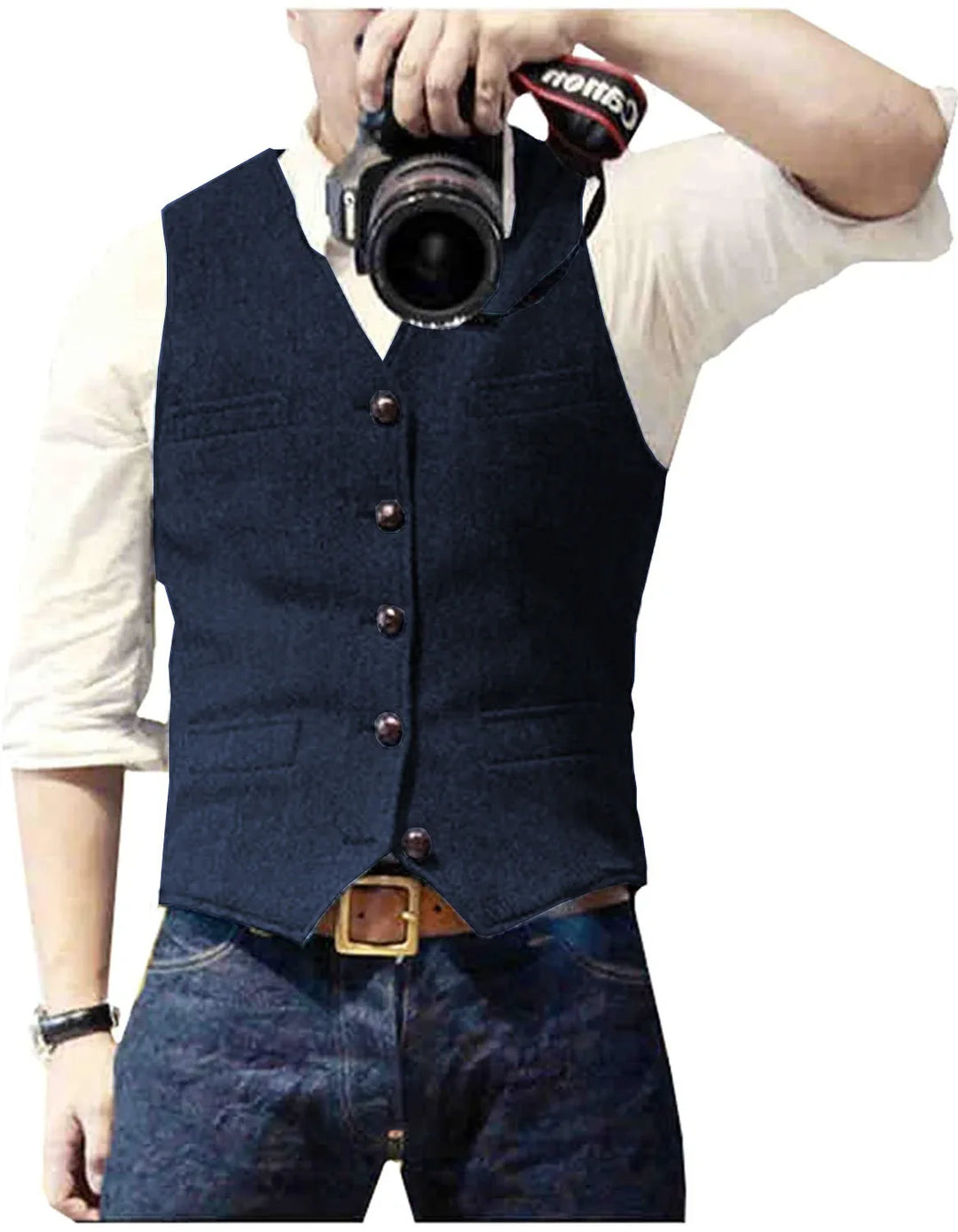 Floris | Klassiek Visgraat Gilet