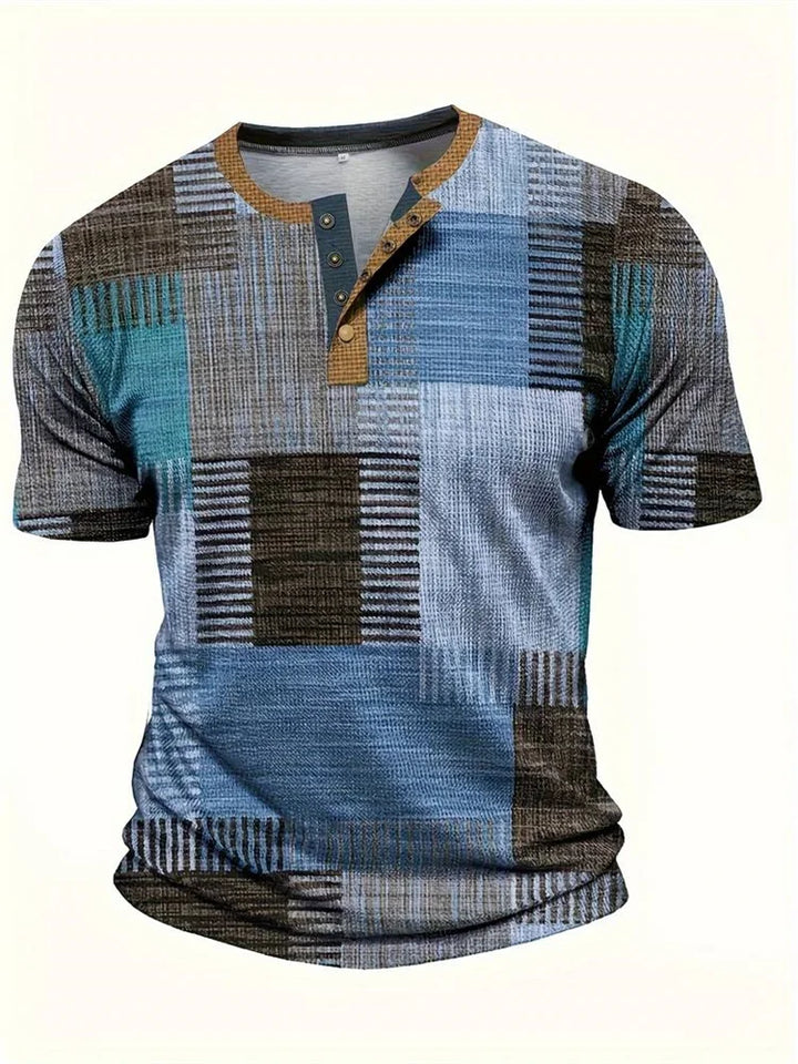 Beeckhoven  | Kleurrijk Heren Shirt Met Korte Mouwen