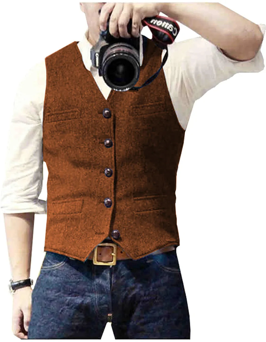 Floris | Klassiek Visgraat Gilet