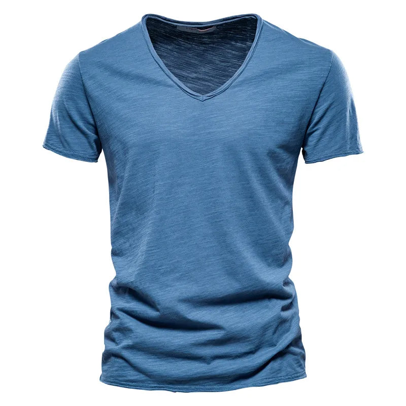 Mark | Comfortabel V-hals T-shirt met Casual Pasvorm