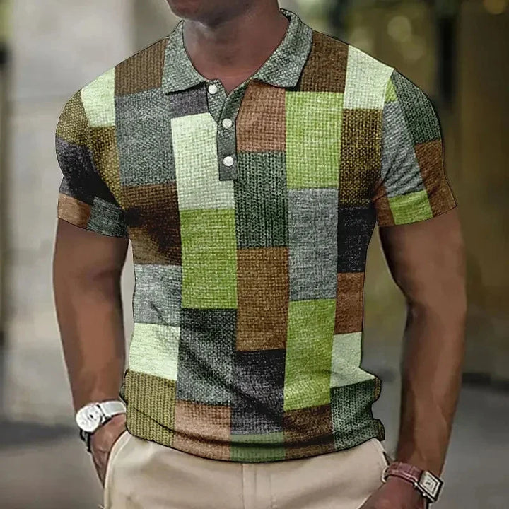 Beeckhoven  | Stijlvol Poloshirt Met Ruitjesprint