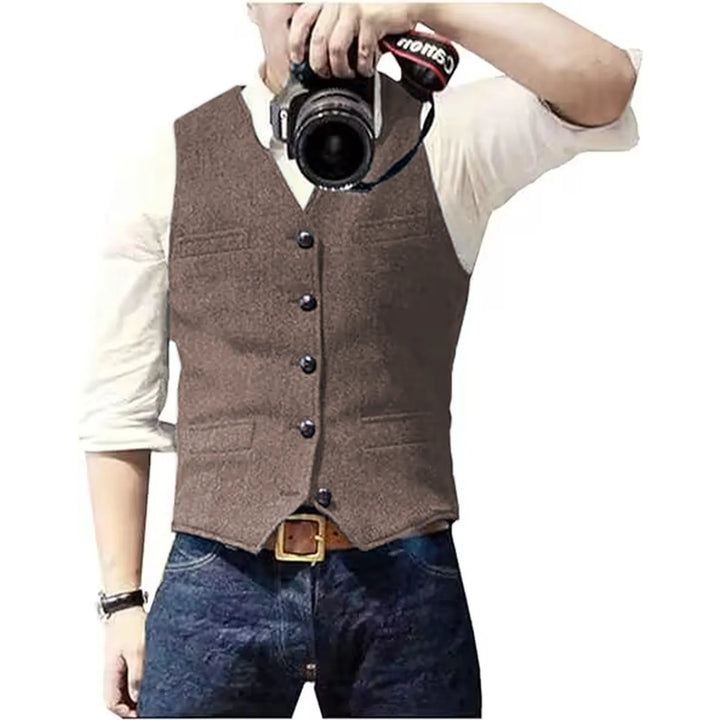 Floris | Klassiek Visgraat Gilet