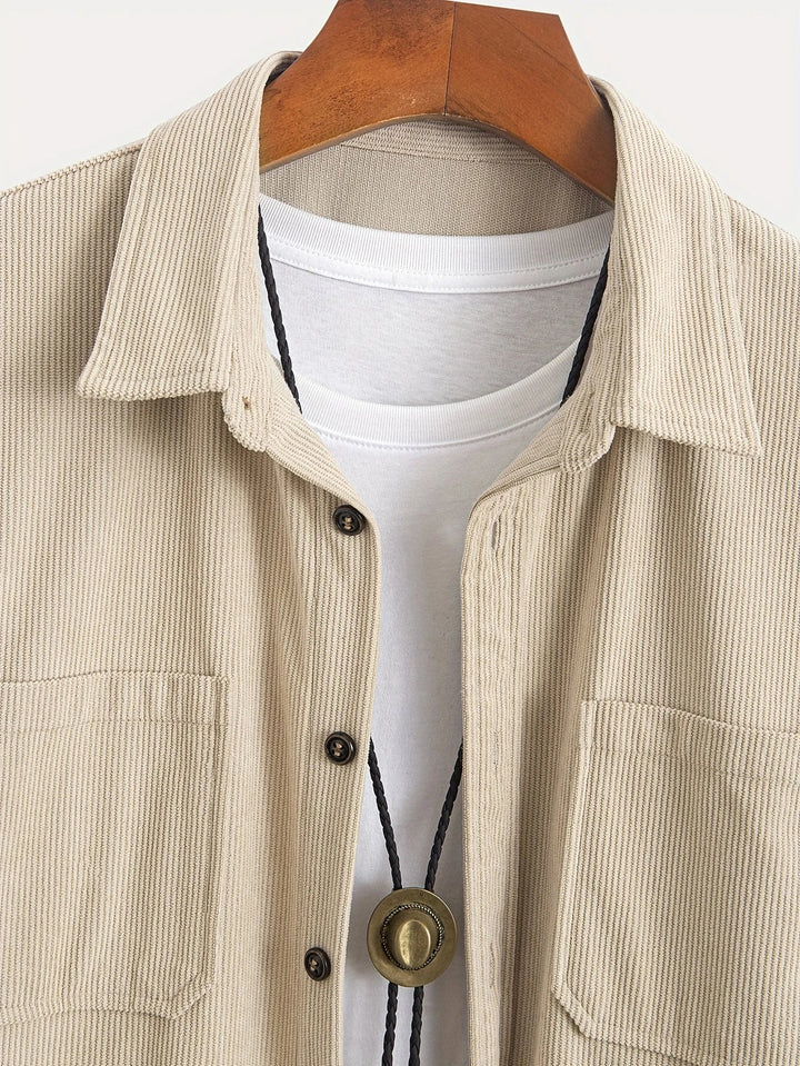 Daan | Slim-Fit Corduroy Overhemd