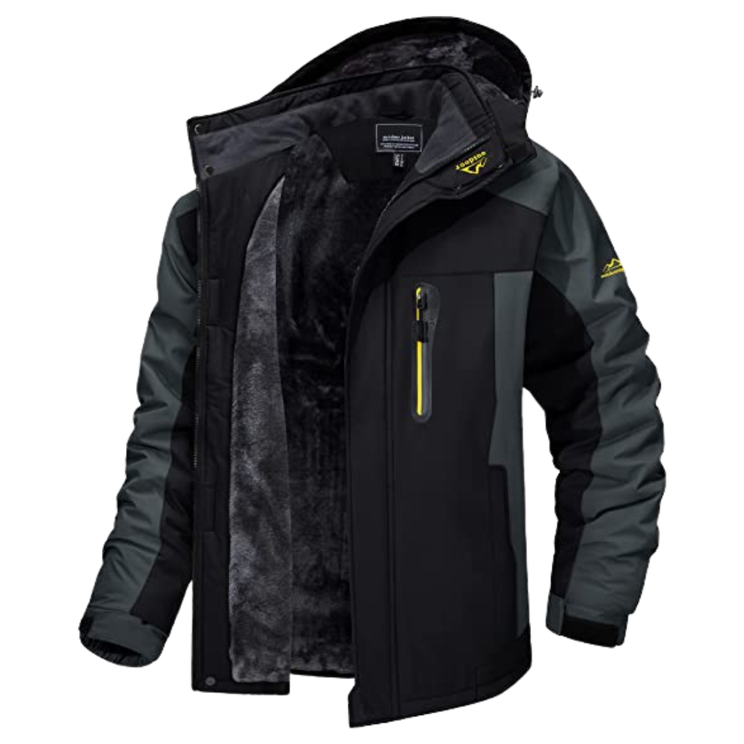 Eelke | Warmgevoerde Outdoorjas met Rits