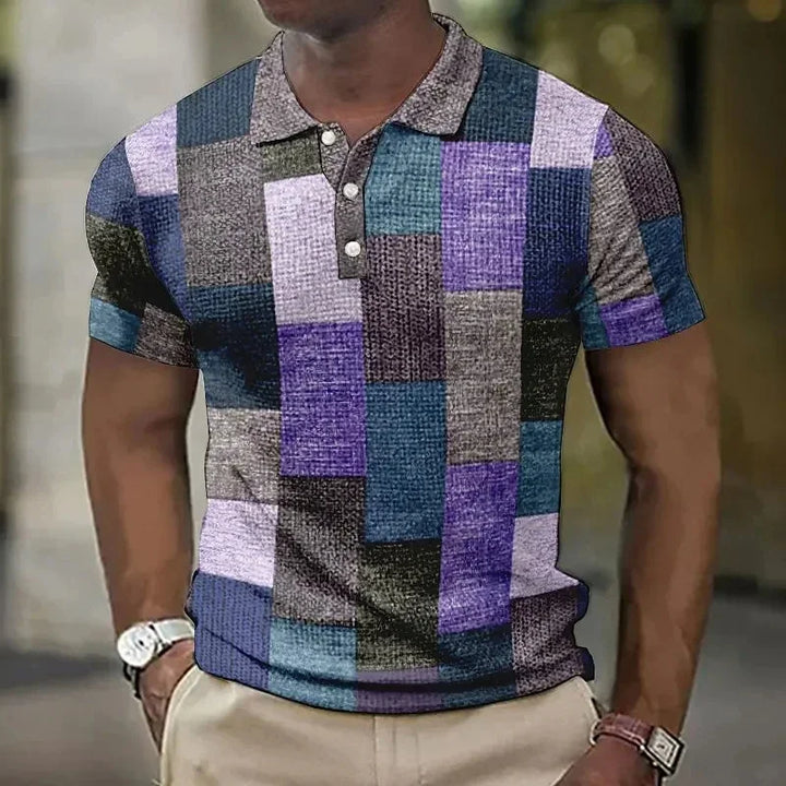 Beeckhoven  | Stijlvol Poloshirt Met Ruitjesprint