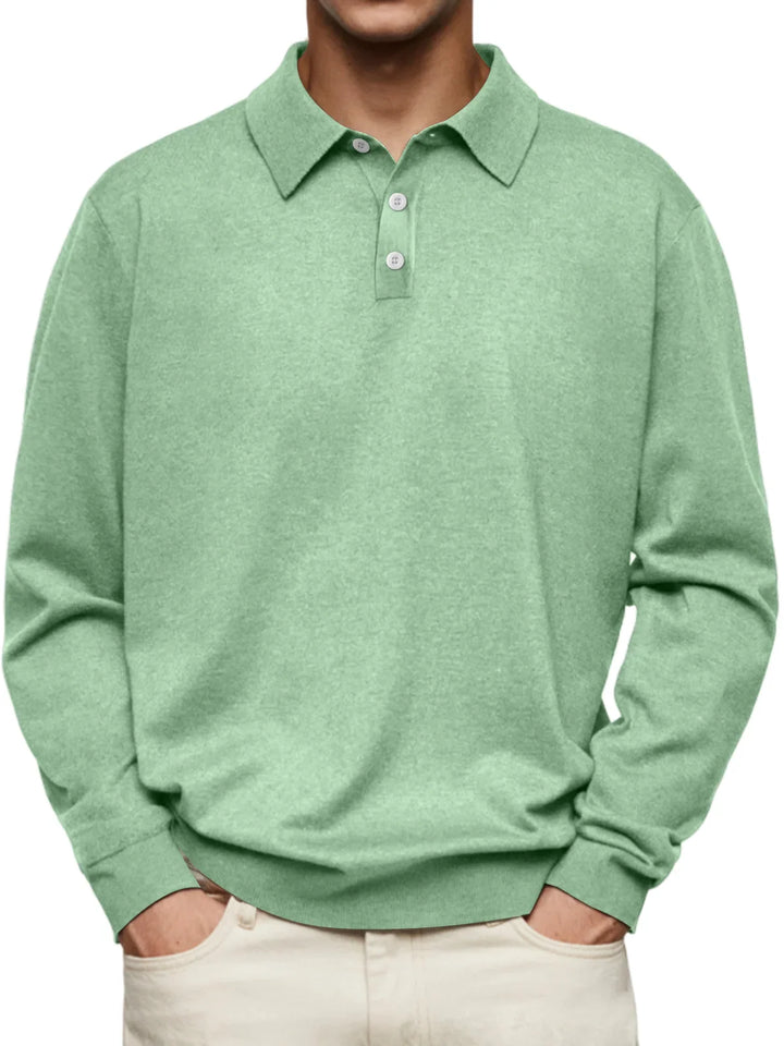 Thomas | Klassiek Poloshirt Lange Mouw
