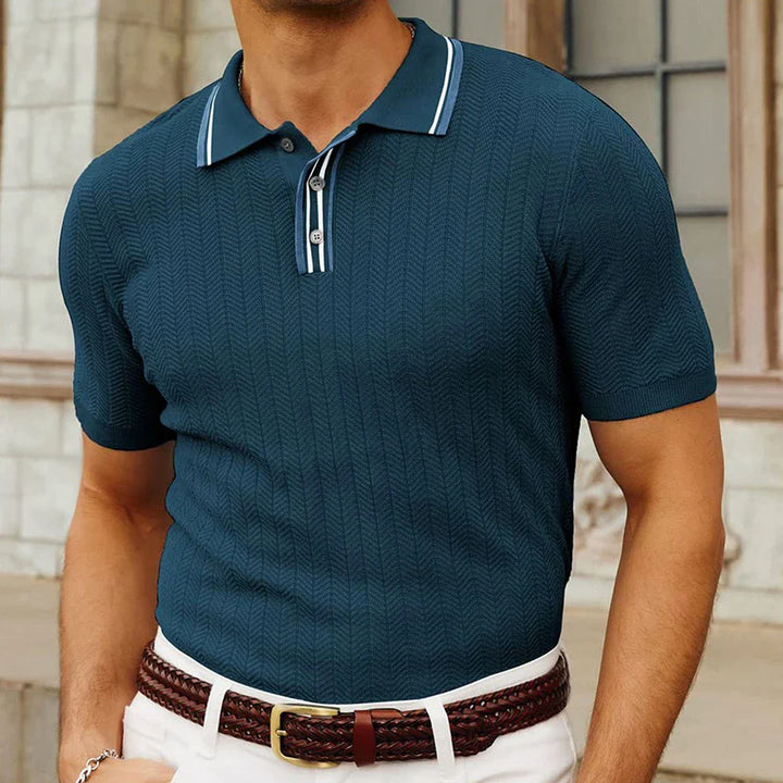 Thomas | Luxe Gebreid Herenpolo