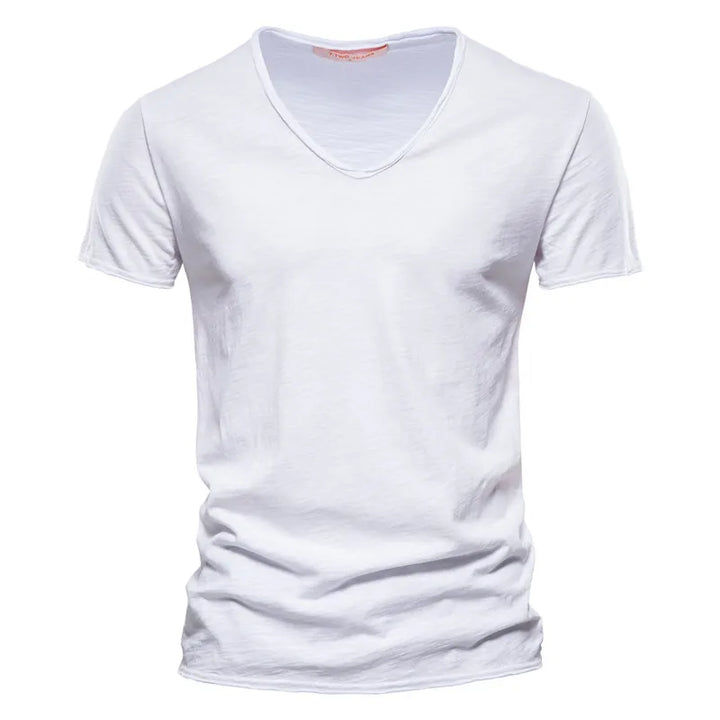 Mark | Comfortabel V-hals T-shirt met Casual Pasvorm