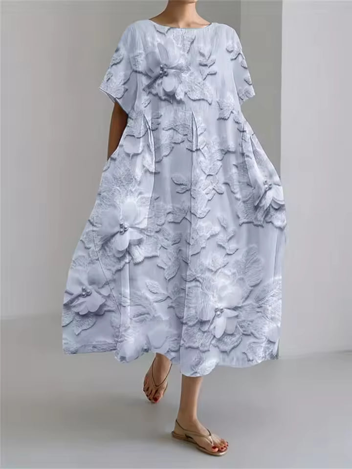Marieke | Luchtige midi-jurk met bloemenprint