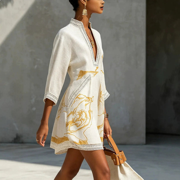 Josephine | Elegante Tuniekjurk met V-Hals