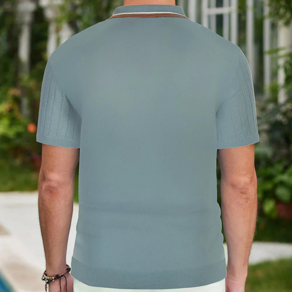 Thomas | Luxe Gebreid Herenpolo